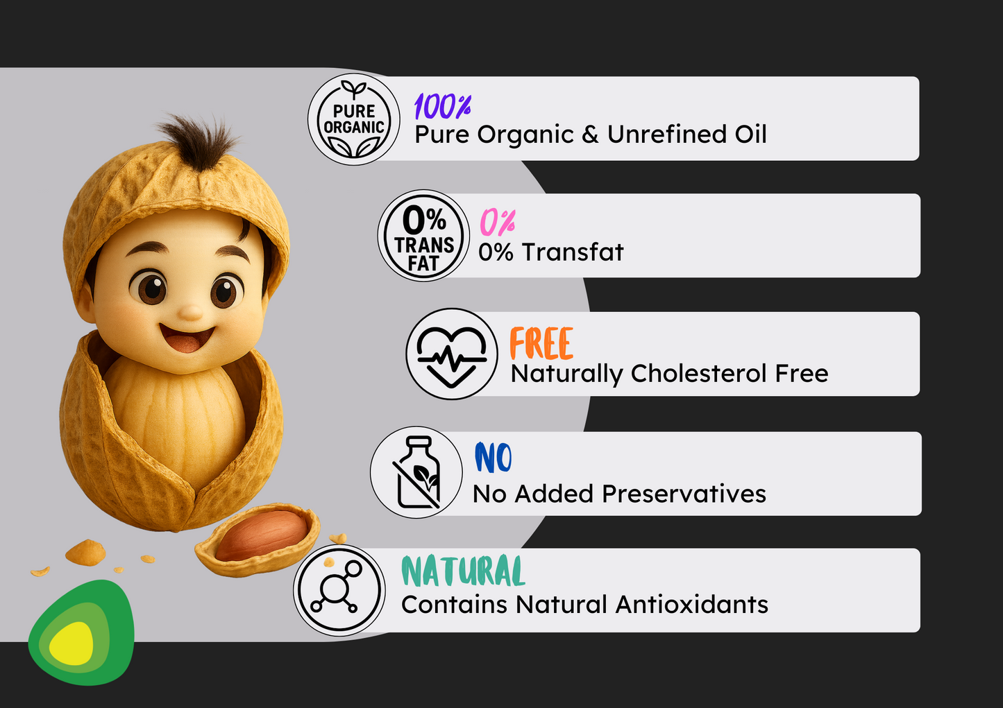 Organic Heart & Immunity Oil Combo (2 Groundnut + 1 Gingelly, 1L Each)