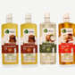 Organic All-in-One Cold Pressed Oil Combo (4 Bottles – 1L Each) – (2 Groundnut + 1 Coconut + 1 Gingelly)