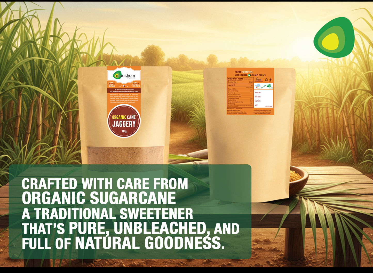 Elite Organic Jaggery Powder 500g