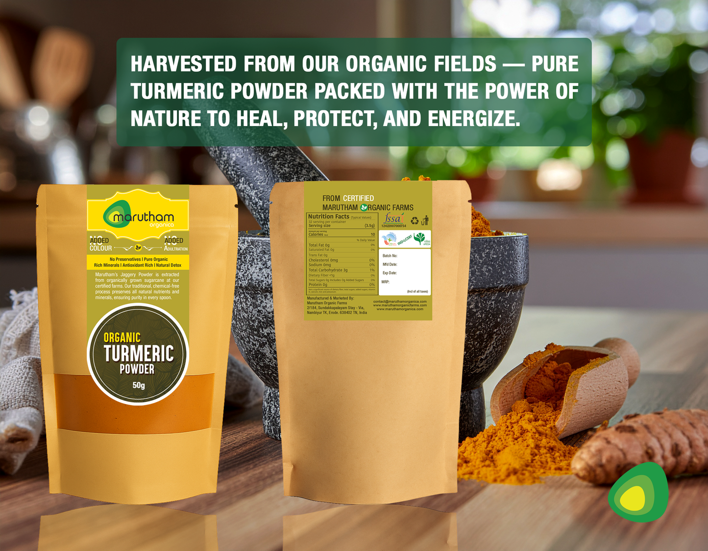 Curcumin Enriched Turmeric Powder 50g