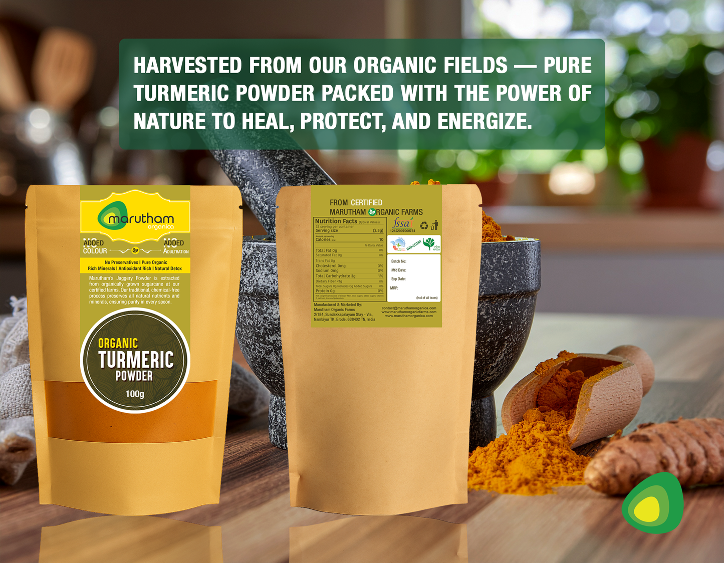 Curcumin Enriched Turmeric Powder 100g