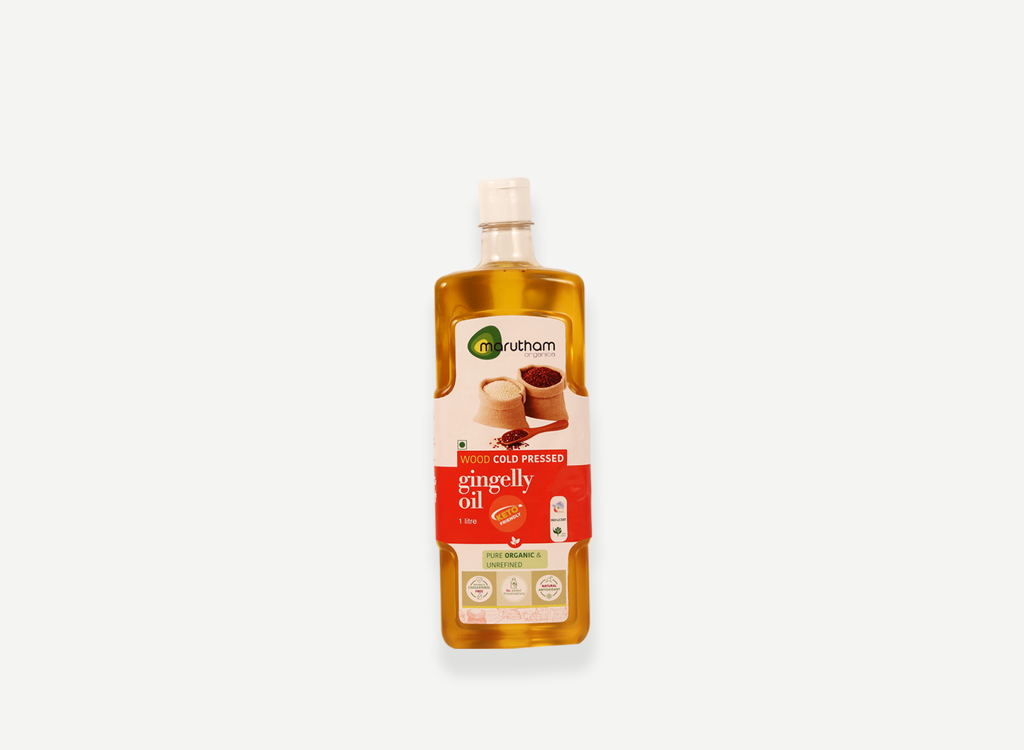 Authentic Organic Wood Cold-Pressed Gingelly (sesame) Oil 1L