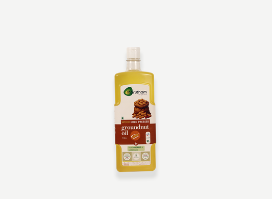 Authentic Organic Wood Cold-Pressed Groundnut (Peanut) Oil 1L